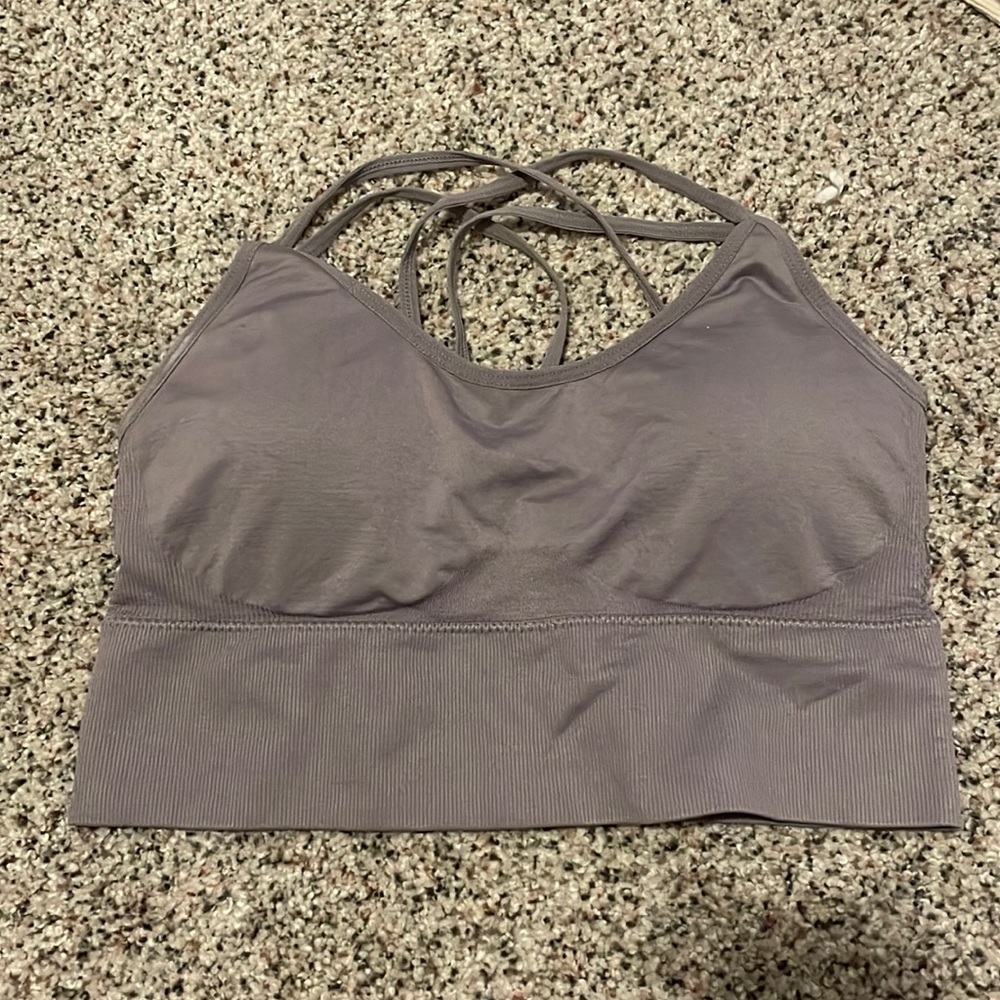 worn once amazon sports bra/ tank top.